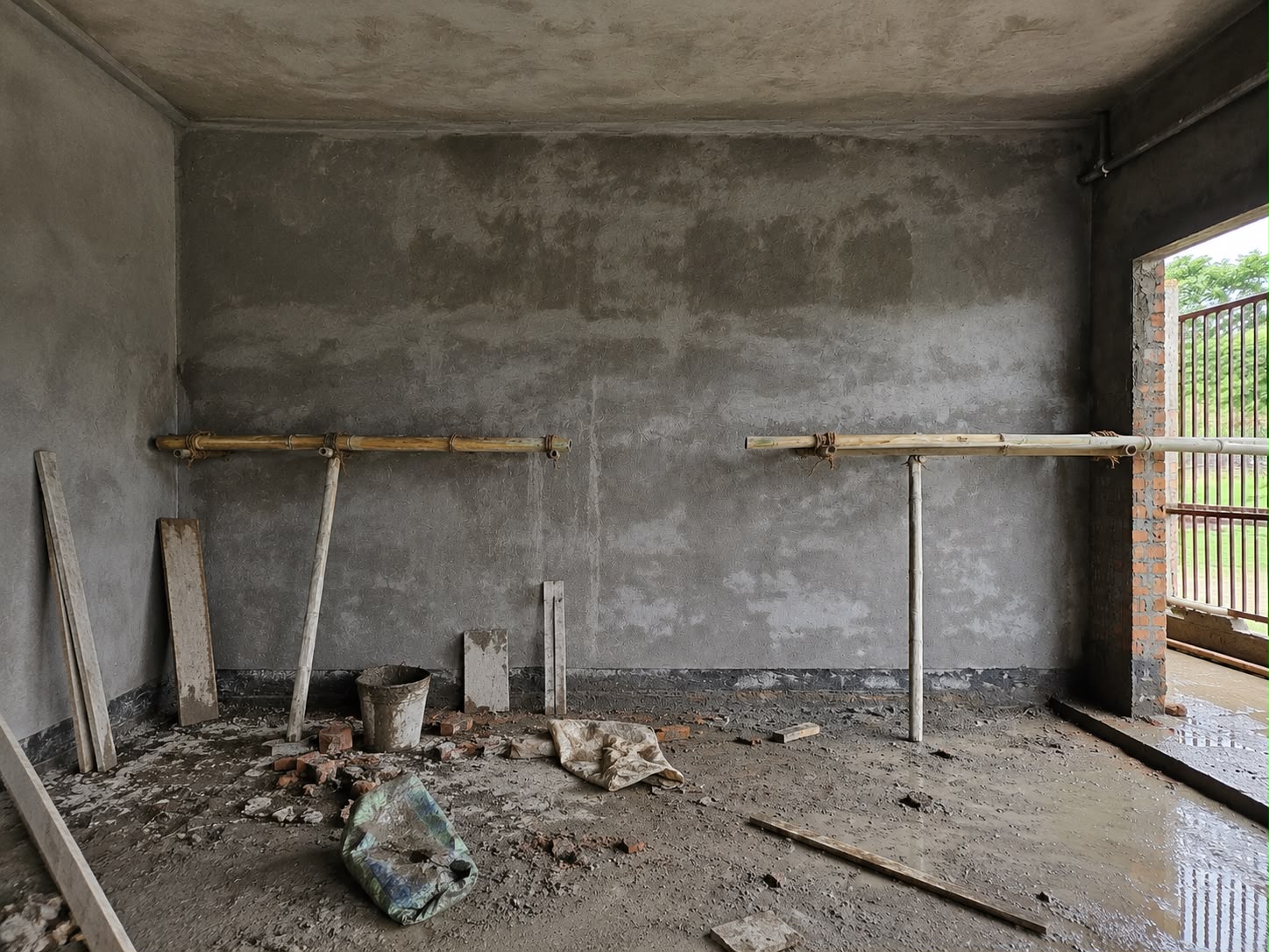 Before interior site condition