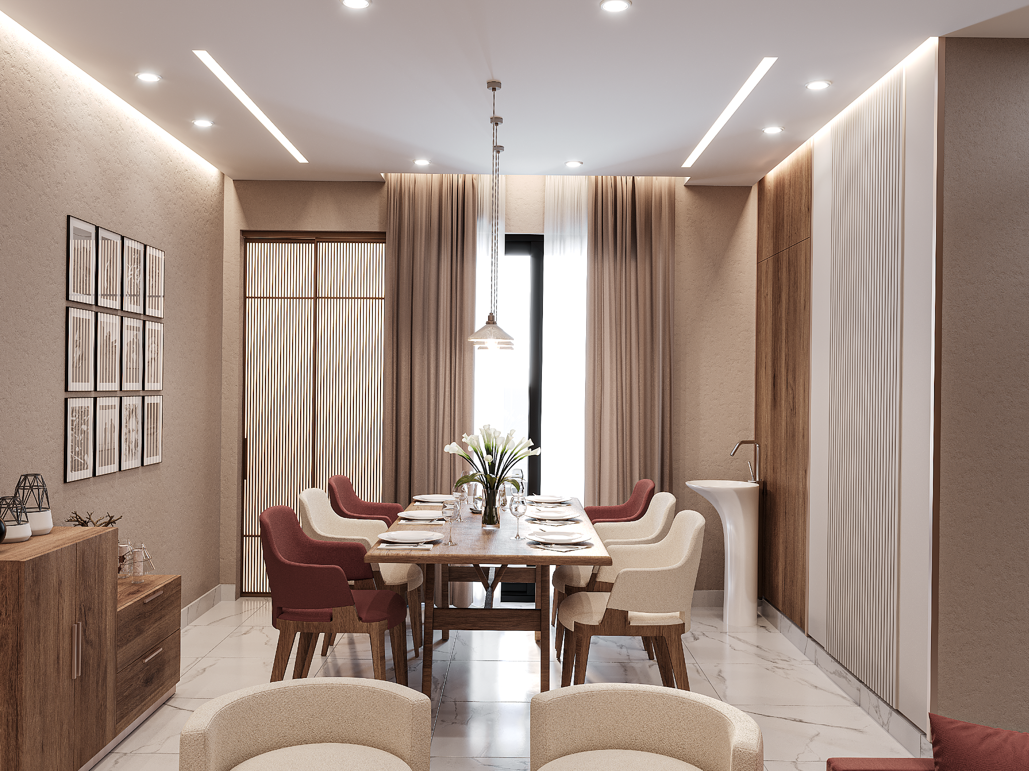 Dining area interior design
