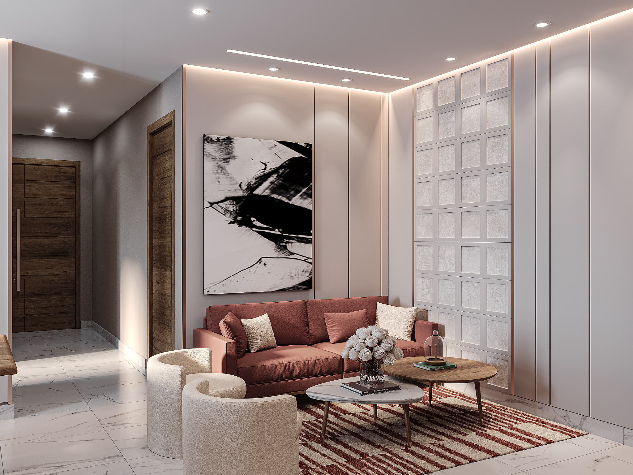 Living room interior design