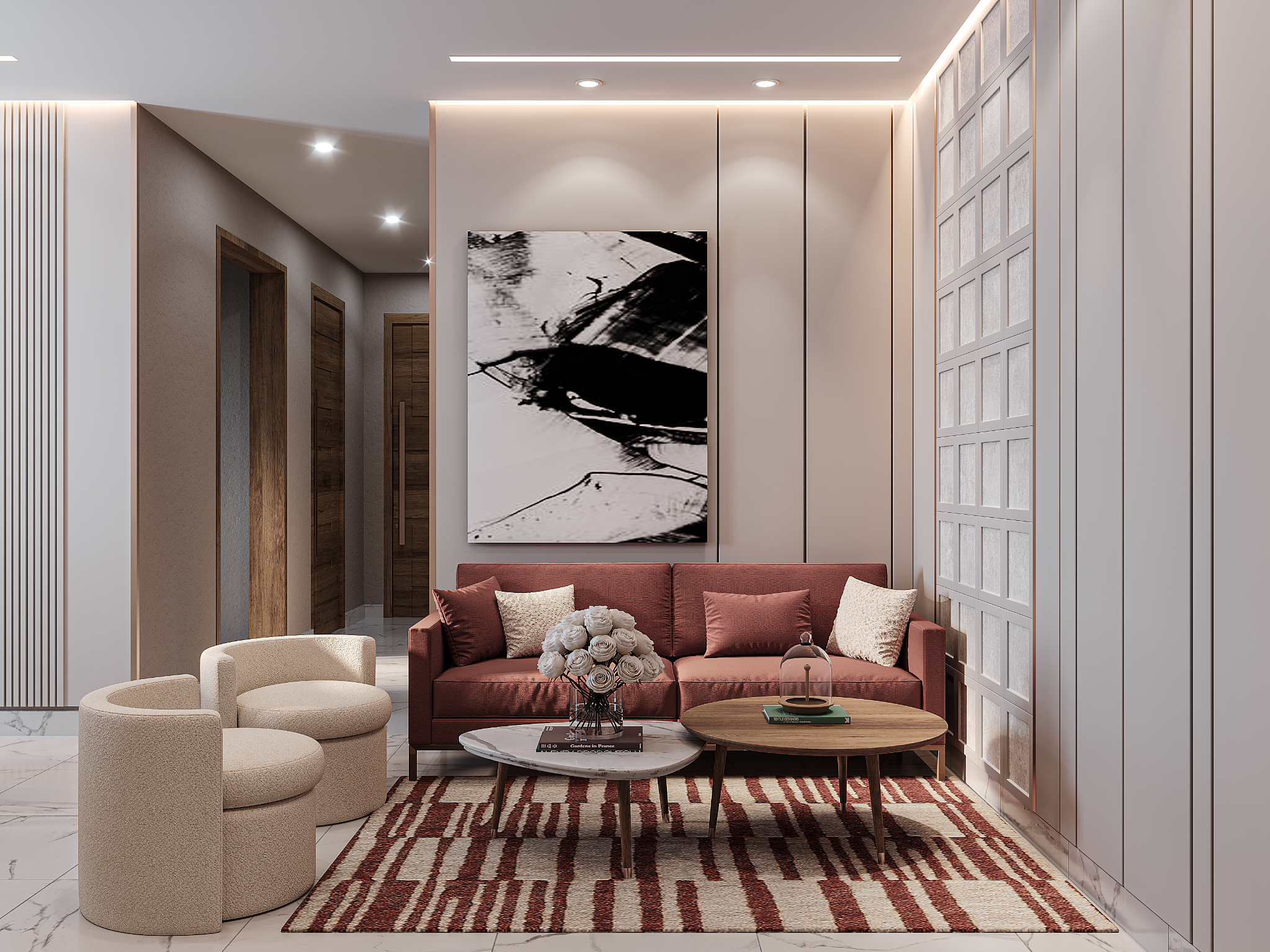 Living room interior design