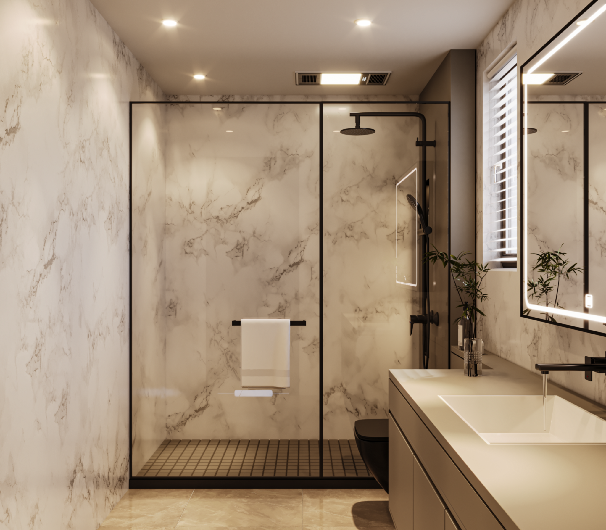 Washroom interior design